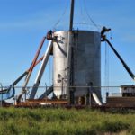 Starship in via di costruzione presso la struttura di collaudo in Texas
