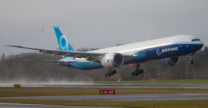 Primo decollo boeing 777x