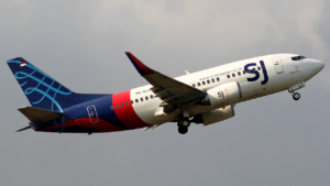 Velivolo Sriwijaya Air. Crediti: Flight Radar 24