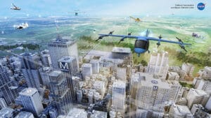 NASA mobilità aerea urbana Credits: NASA