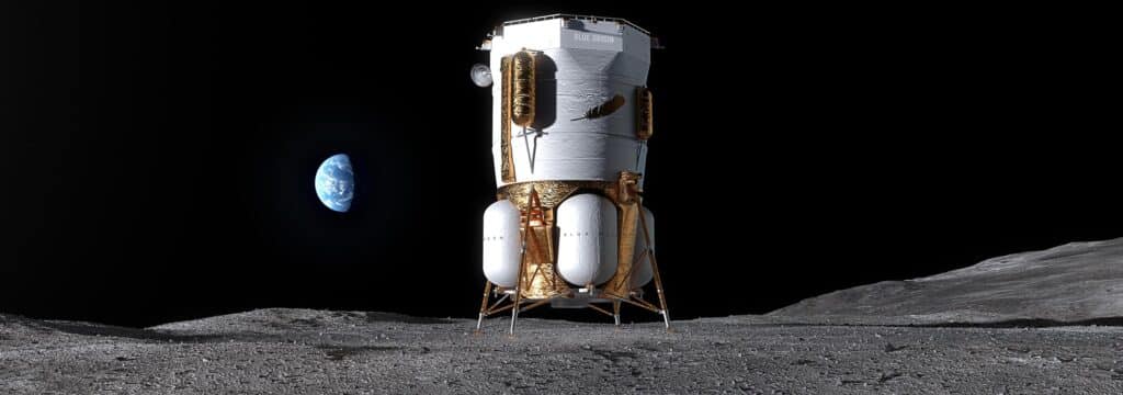 Presentato il lander cargo lunare Blue Moon Mark 1