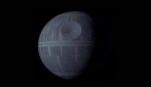 La Morte Nera tratta dall'Episodio VI di Star Wars