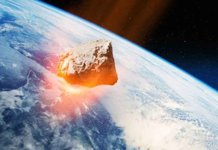 Asteroide in caduta sulla Terra (Depositphotos foto)