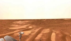 Foto panoramica di Zhurong (National Astronomical Observatories foto)