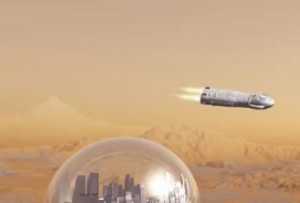 Illustrazione di una colonia su Marte (Depositphotos foto) - www.aerospacecue.it
