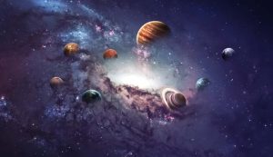 Illustrazione dell'universo (Depositphotos foto) - www.aerospacecue.it