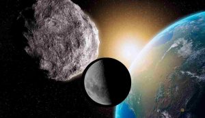 Asteroide e Luna