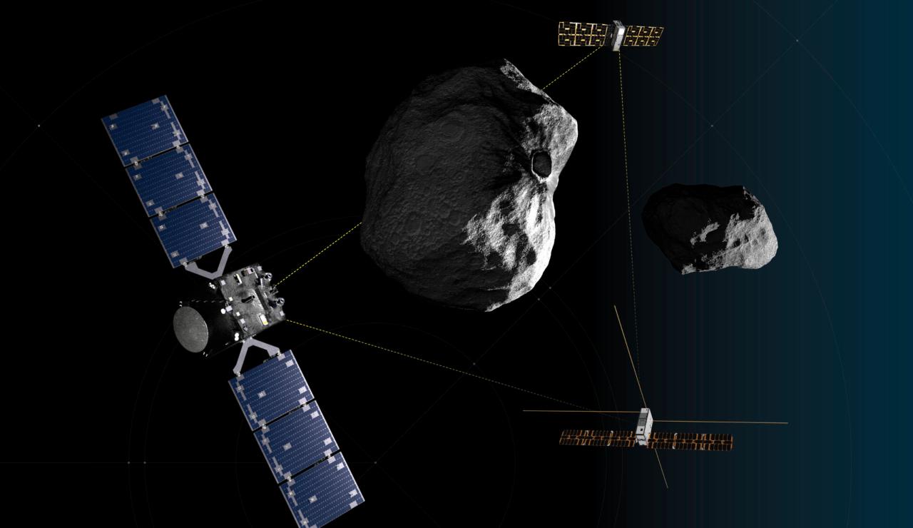 Illustrazione di Hera (ESA foto)