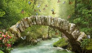 Illustrazione di un ponte fatato (Depositphotos foto)