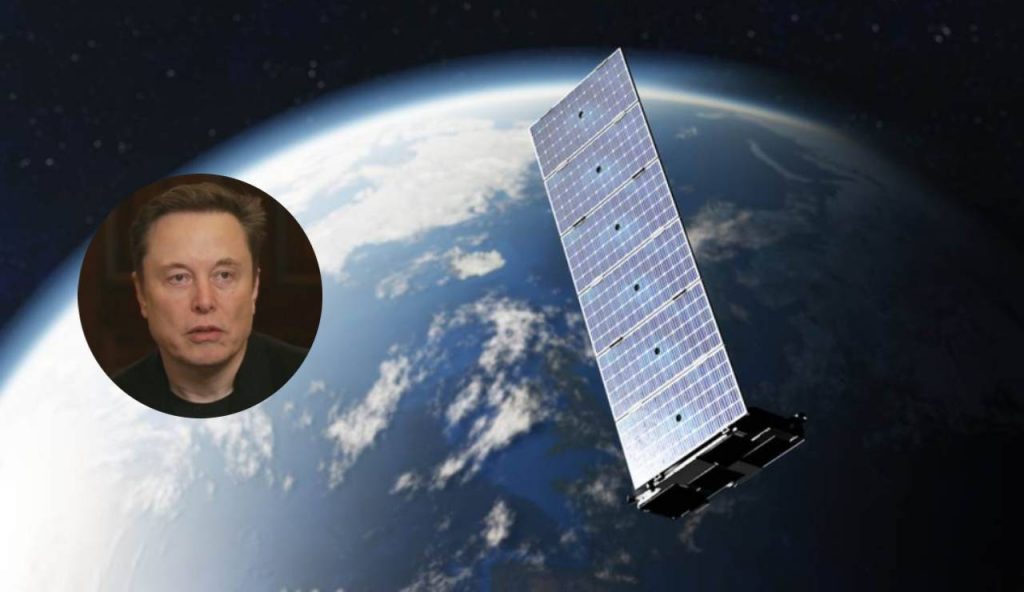Satellite Starlink e Musk (Depositphotos foto)