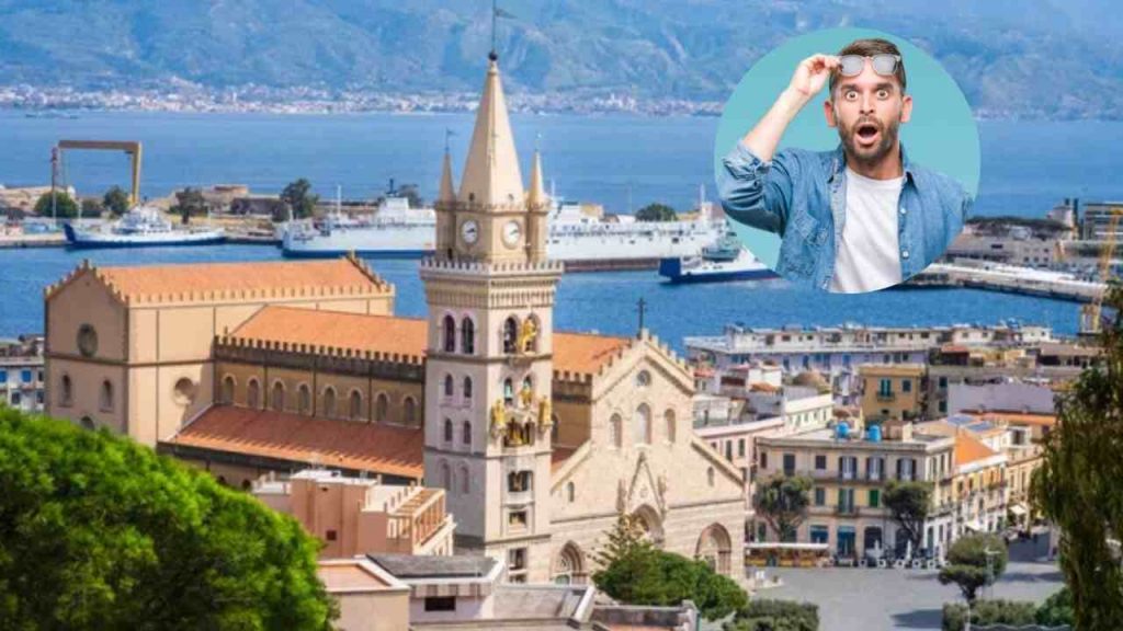 Messina e persona meravigliata