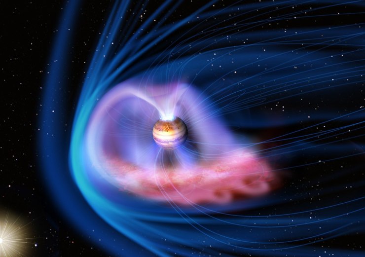 Aurora boreale gioviana