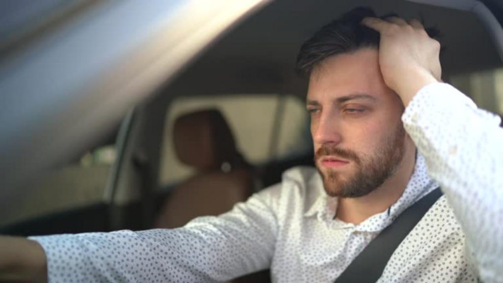 Automobilista affranto