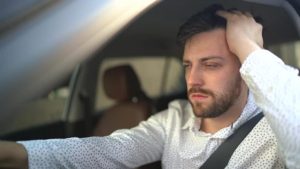 Automobilista affranto