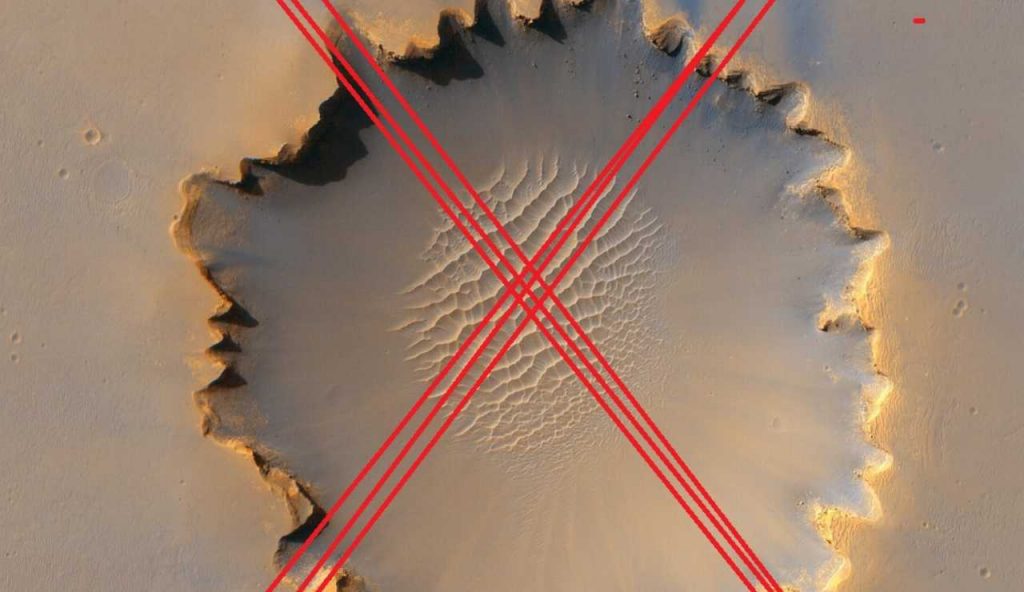 Illustrazione di un'informazione falsa su Marte (Pixabay FOTO) - aerospacecue.it
