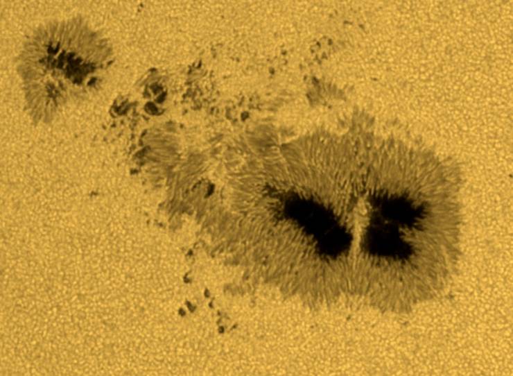 La macchia solare (Stig Leivo - X screenshot) - www.aerospacecue.it