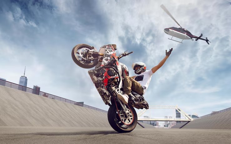 Moto impenna