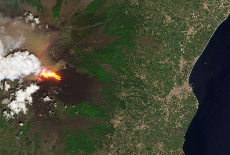 Illustrazione dell'Etna (ESA FOTO) - aerospacecue.it