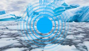 Illustrazione di segnali dall'Antartide (Canva FOTO) - aerospacecue.it
