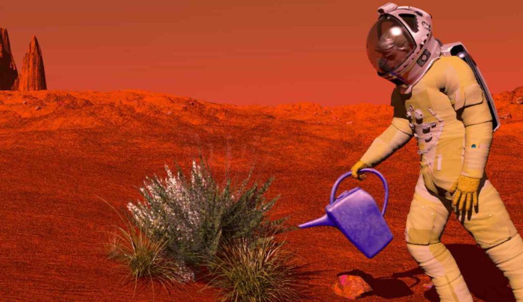 Illustrazione di un marziano (Canva FOTO) - aerospacecue.it