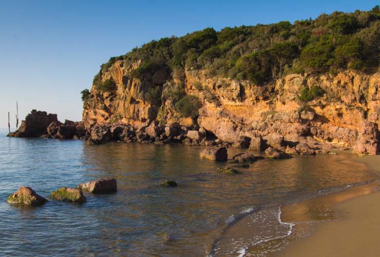 Illustrazione di una spiaggia di Castiglione della Pescaia (Canva FOTO) - aerospacecue.it