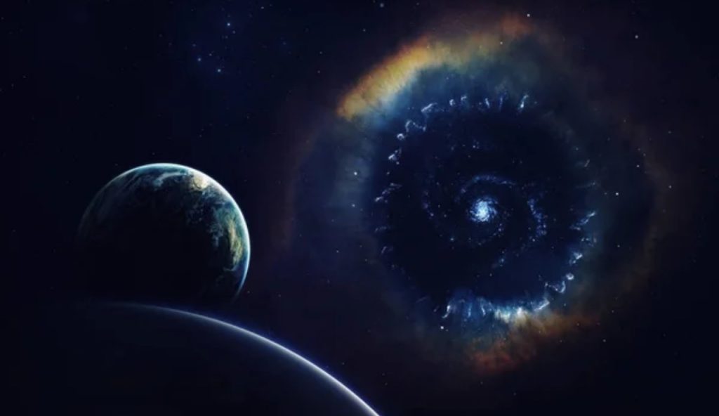 Terra e buco nero
