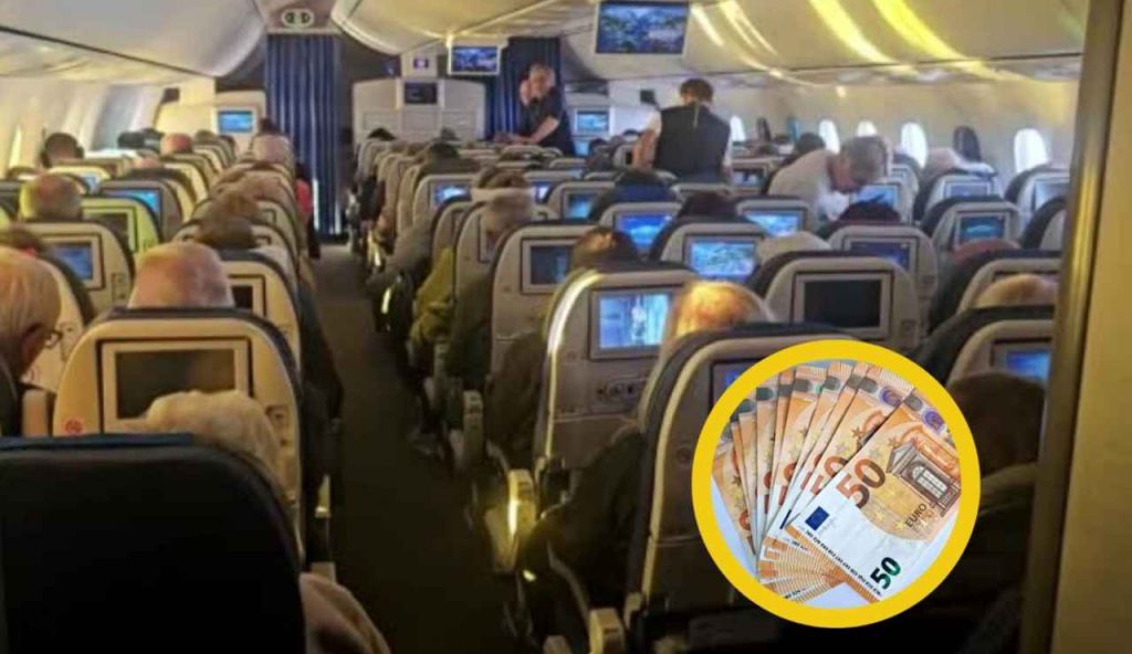 Denaro in aereo