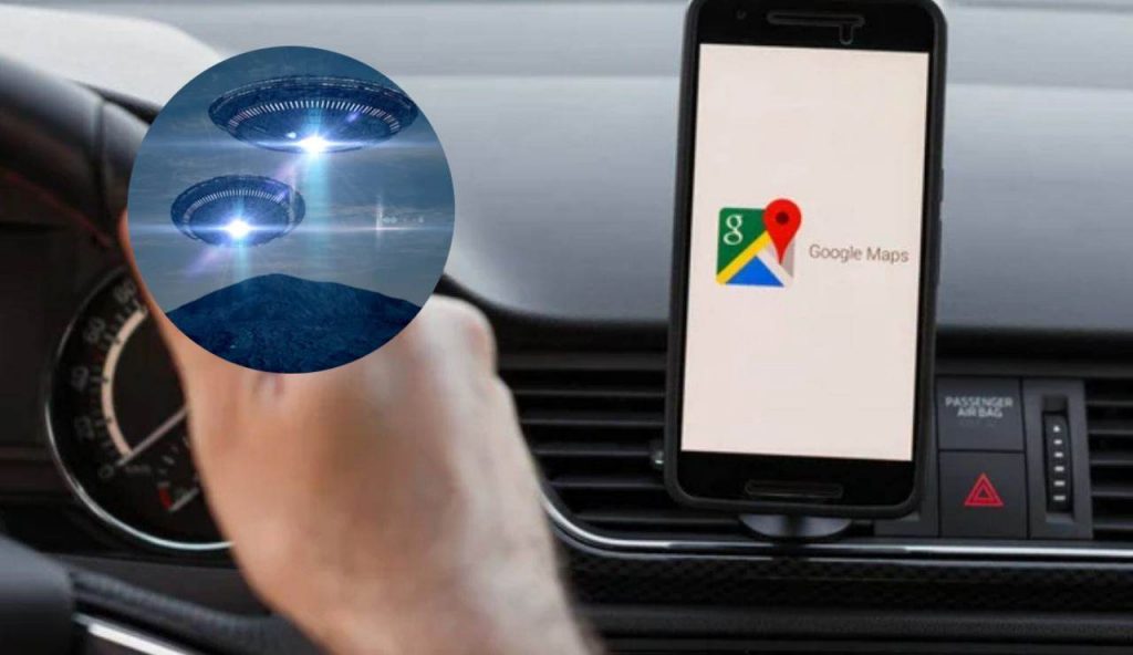 Google Maps e UFO (Depositphotos foto) - www.aerospacecue.it