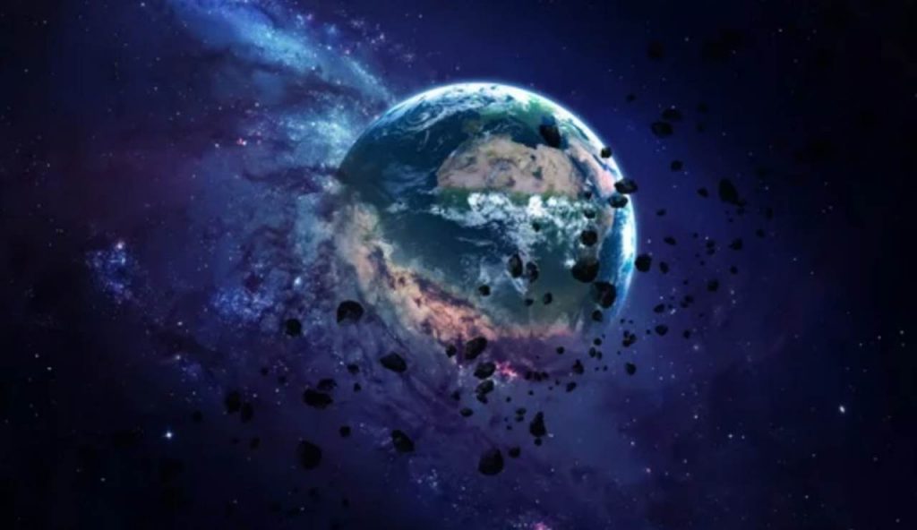 Illustrazione della Terra distrutta (Depositphotos foto) - www.aerospacecue.it