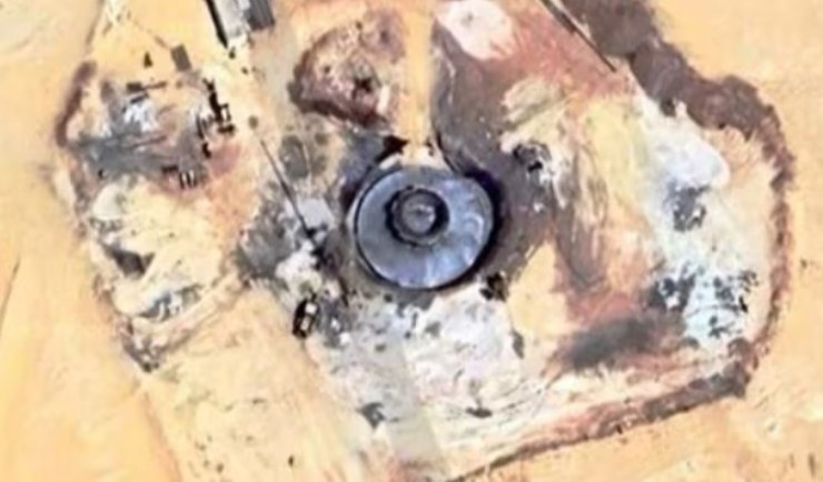 L'immagine incriminata (Google Maps foto) - www.aerospacecue.it