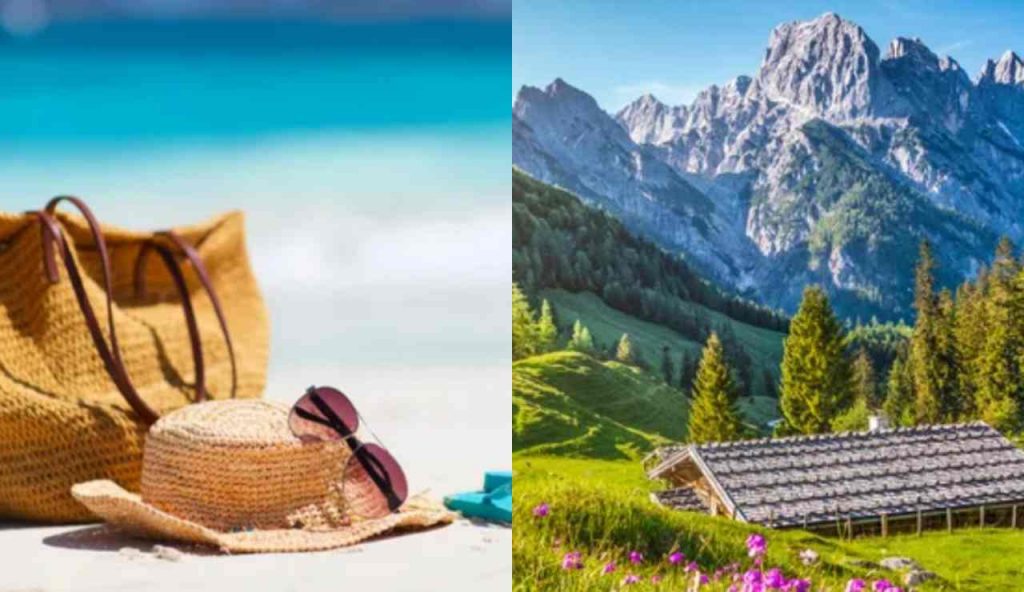 Vacanze mare o montagna (Depositphotos foto) - www.aerospacecue.it
