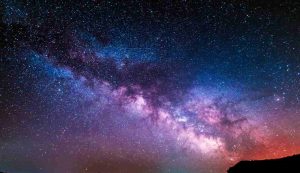 Via lattea pianeti e stelle