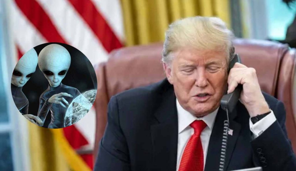 Donald Trump e alieni (Depositphotos foto) - www.aerospacecue.it