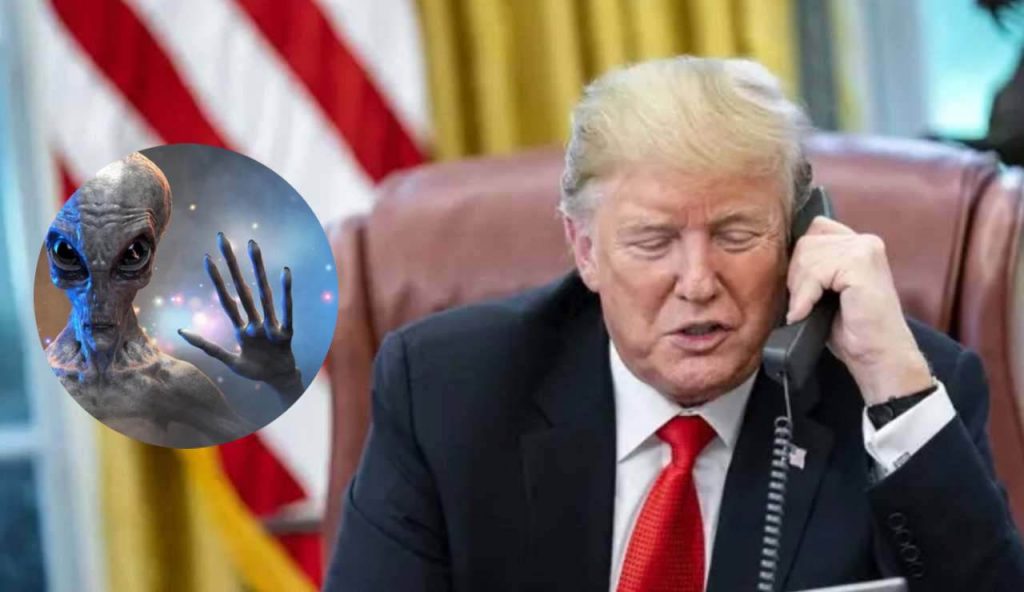Donald Trump e gli alieni (Depositphotos foto) - www.aerospacecue.it