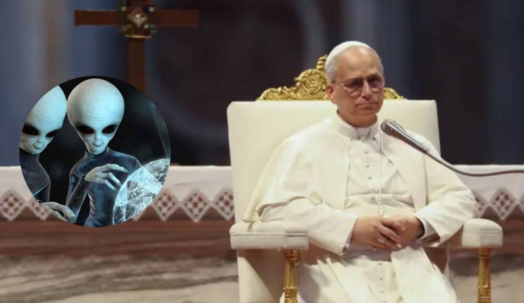 Il Papa e gli alieni (Depositphotos foto) - www.aerospacecue.it