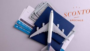 Illustrazione di un volo scontato (canva FOTO) - aerospacecue.it