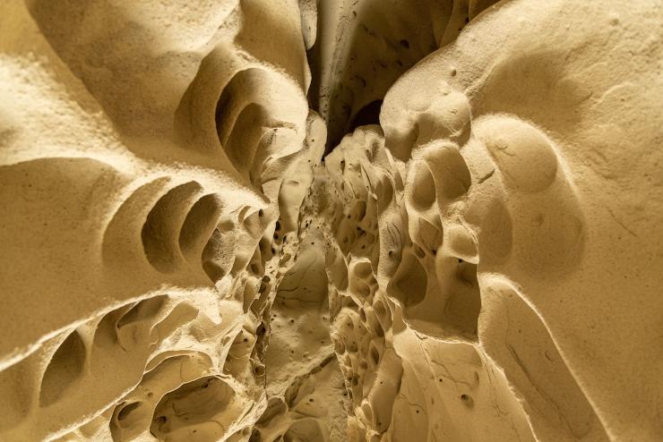 L'interno delle grotte