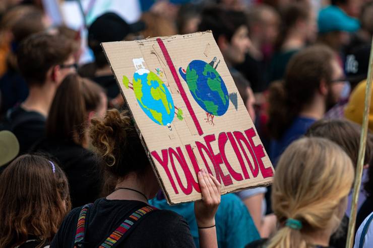 Manifestazione per il clima (Pixabay foto) - www.aerospacecue.it