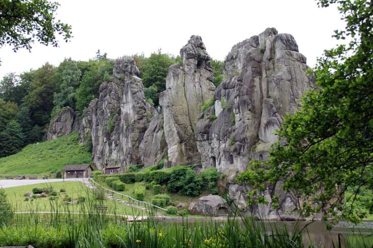 Scorcio della Externsteine