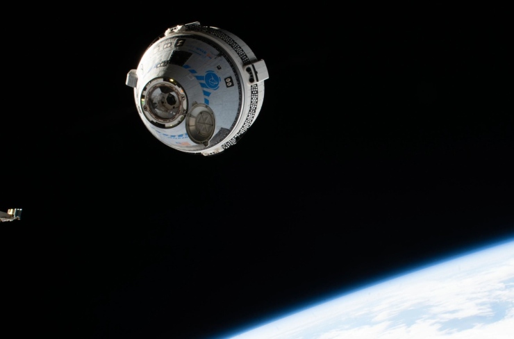 Starliner in orbita (NASA foto) - www.aerospacecue.it