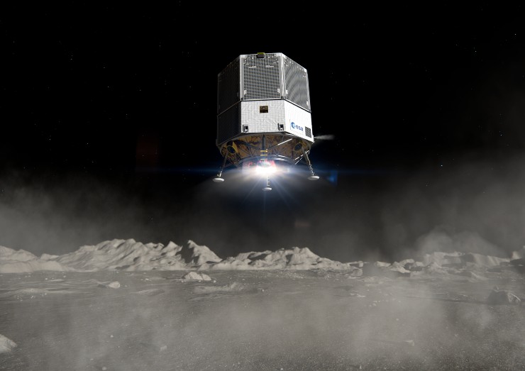 Lander lunare (ESA foto) - www.aerospacecue.it