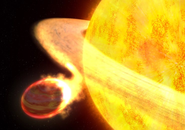 Pianeta inghiottito da una stella