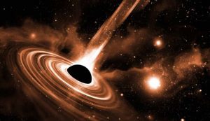 Buco nero e pianeta