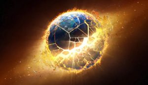 Distruzione di un pianeta (Depositphotos foto) - www.aerospacecue.it