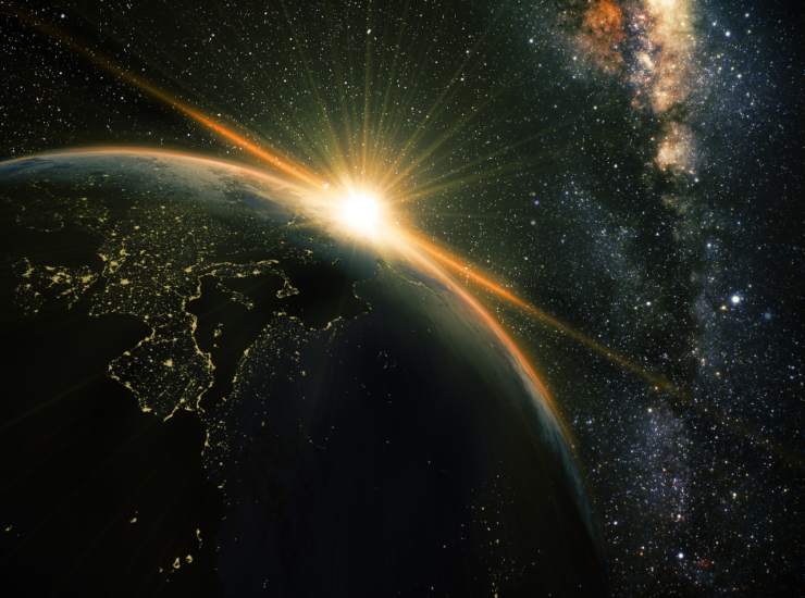 Illustrazione del nostro pianeta (Canva FOTO) - aerospacecue.it