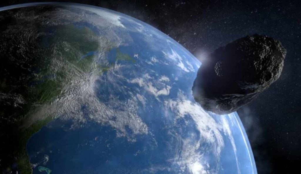 Illustrazione di un asteroide vicino alla Terra (Depositphotos foto) - www.aerospacecue.it