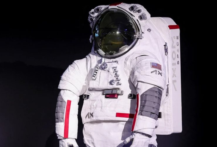La tuta che verrà utilizzata per la missione Artemis III (Axiom Prada foto) - www.aerospacecue.it