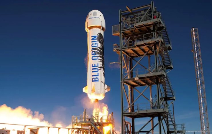 New Shepard in volo