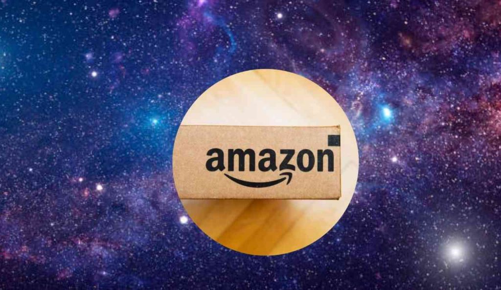 Pacchi Amazon nello spazio