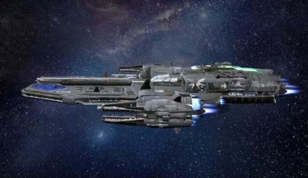 Astronave nello spazio (Depositphotos foto) - www.aerospacecue.it